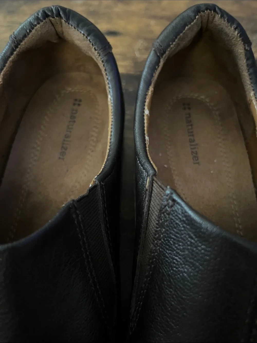Naturalizer Women’s Varian Slip-On Loafers in Dark Brown Leather